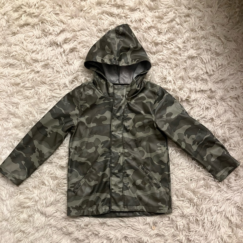 Camouflage Kids Rain Jacket